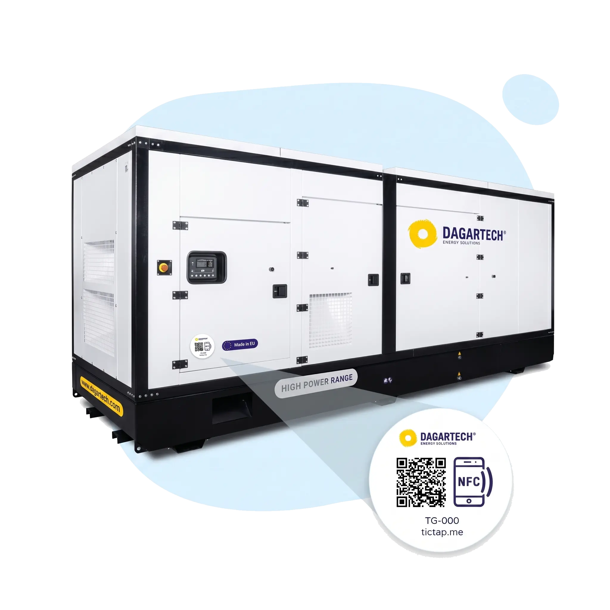 Dagartech generator with NFC tag
