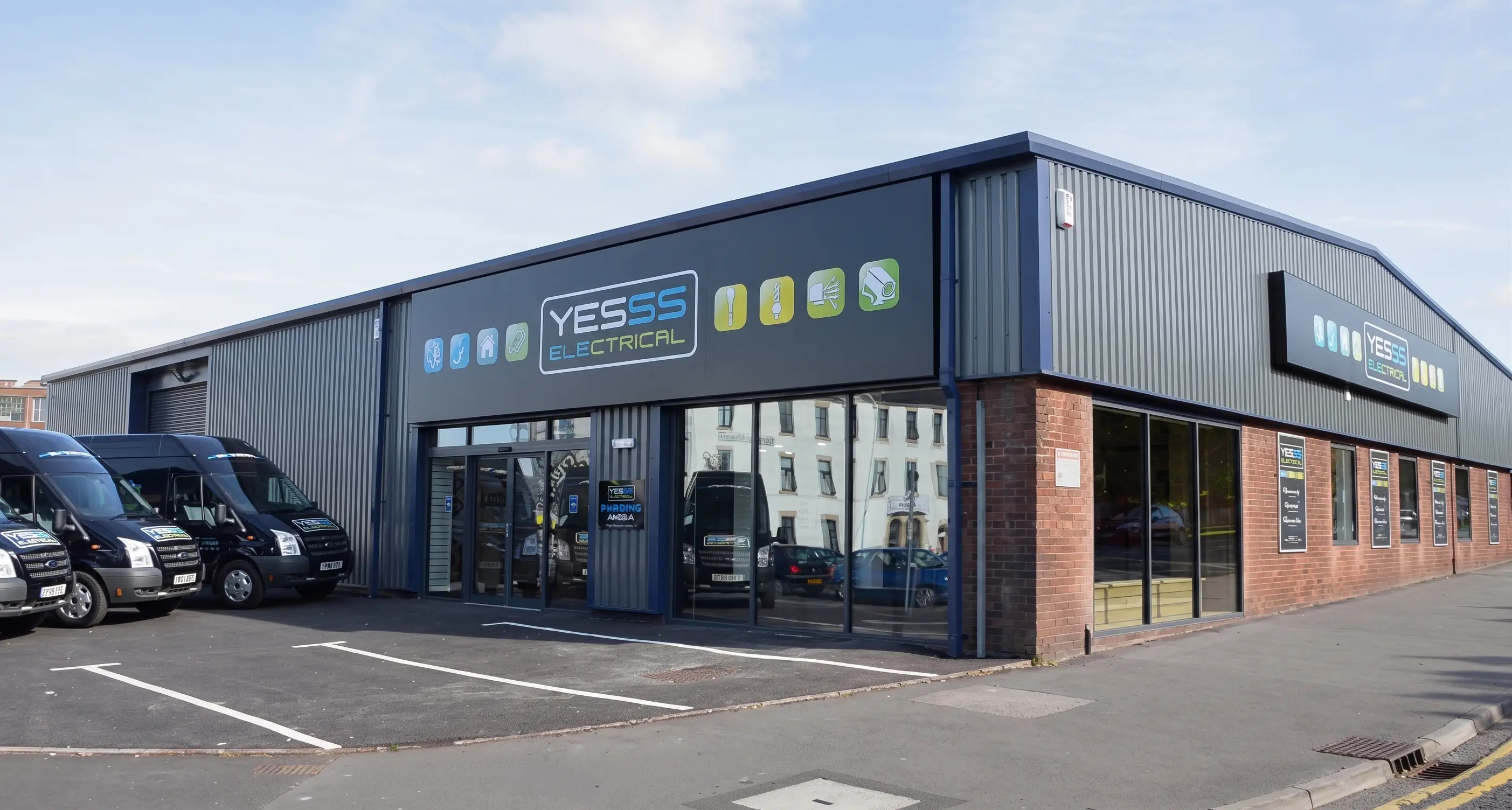 Instalador YESSS Electrical escaneando stock con TicTAP